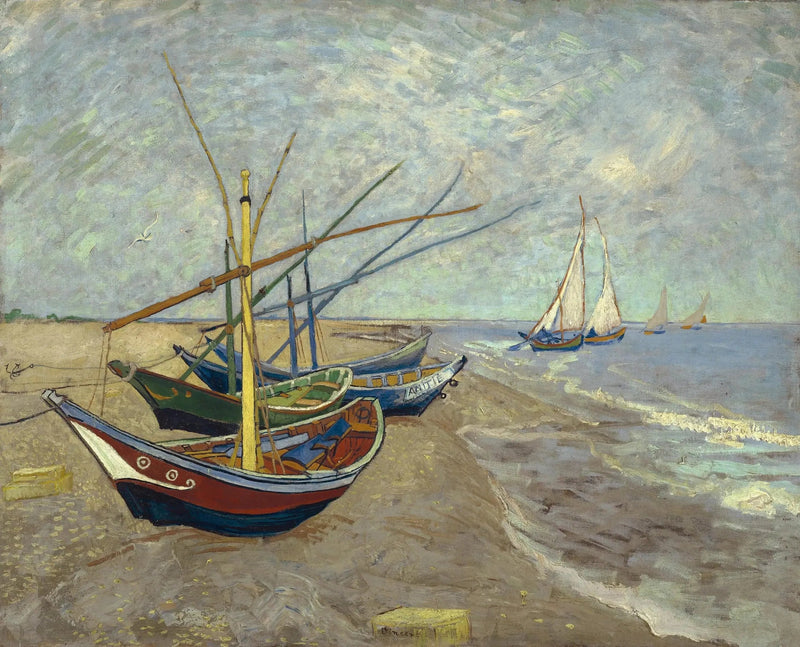 Saintes-Maries'deki Kayıklar - Vincent van Gogh