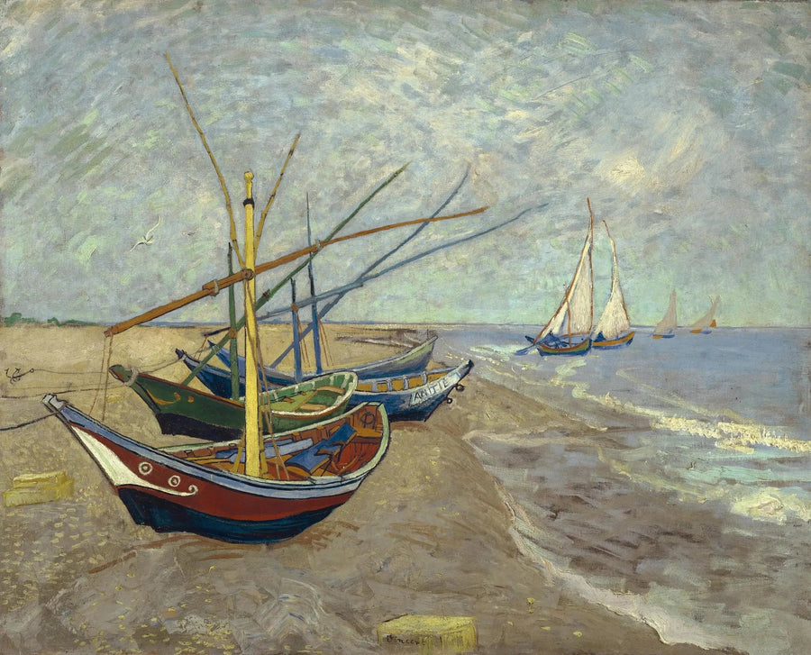 Saintes-Maries'deki Kayıklar - Vincent van Gogh