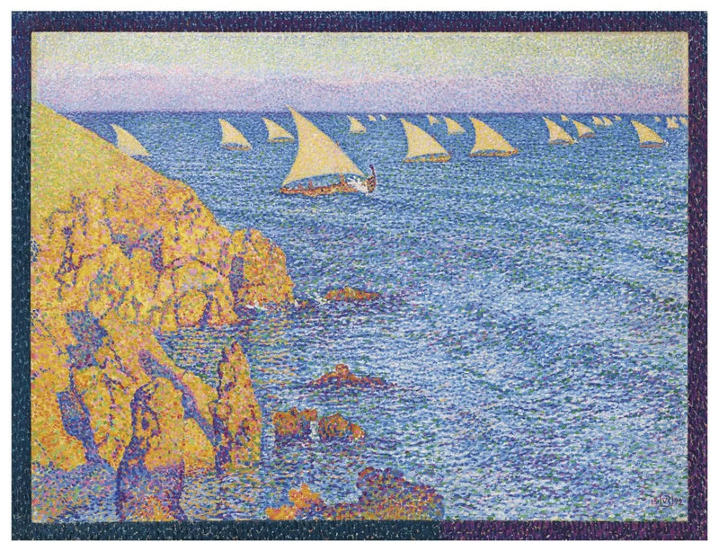 Balıkçı tekneleri - Akdeniz - Théodore van Rysselberghe