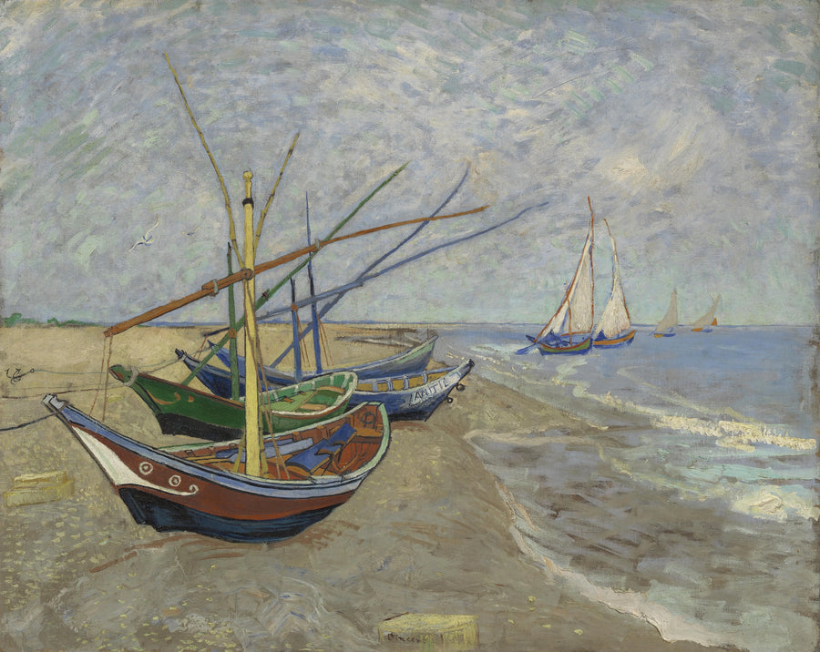 Saintes-Maries'deki Kayıklar - Vincent van Gogh