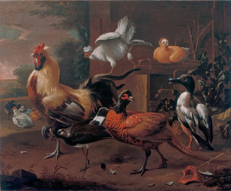 basse-cour - Melchior de Hondecoeter