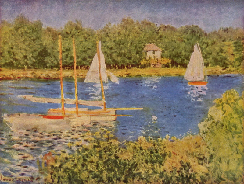Argenteuil Havzası W325 - Claude Monet
