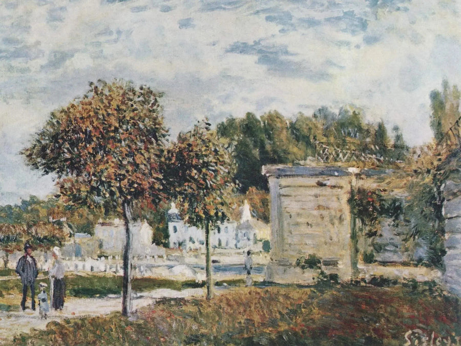 Marly Havuzu - Alfred Sisley