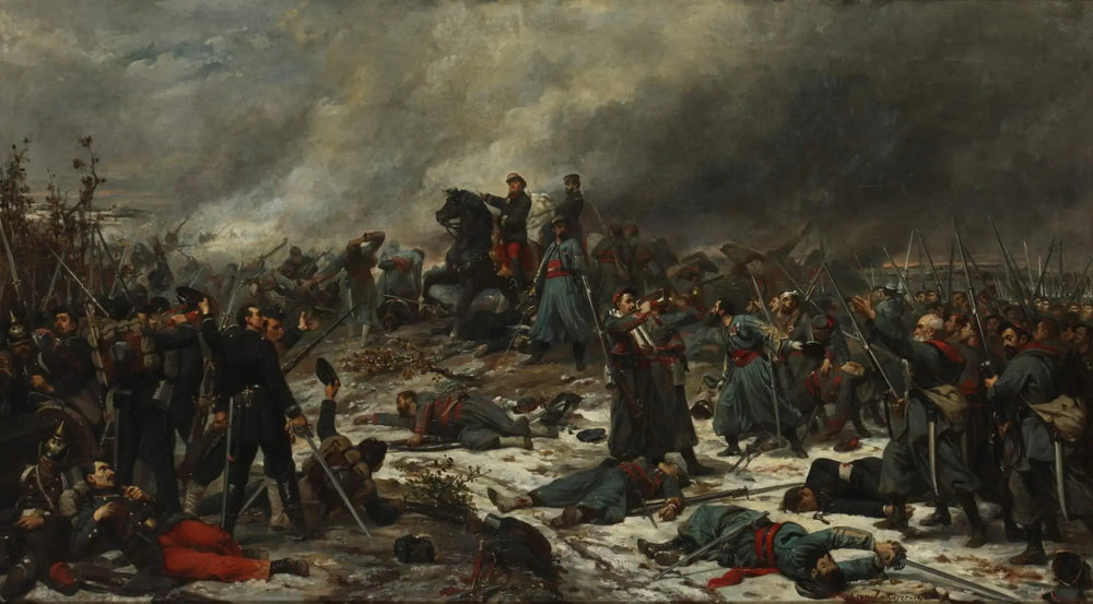 Bataille d’Auvours le 10 janvier 1871 - Lionel Royer - Alpha Reproduction