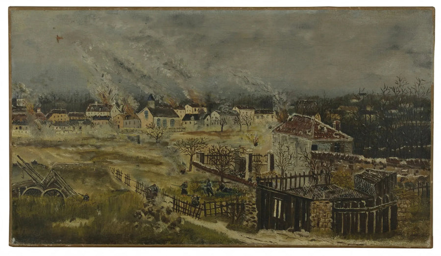 Champigny Savaşı - 1870 Savaşının Bölümü - Henri Rousseau