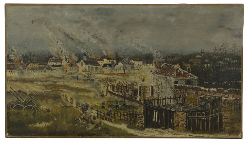 Champigny Savaşı - 1870 Savaşının Bölümü - Henri Rousseau