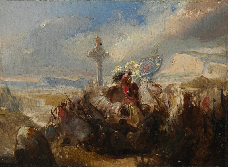 Poitiers Savaşı, 25 Ekim 732 - Charles de Steuben