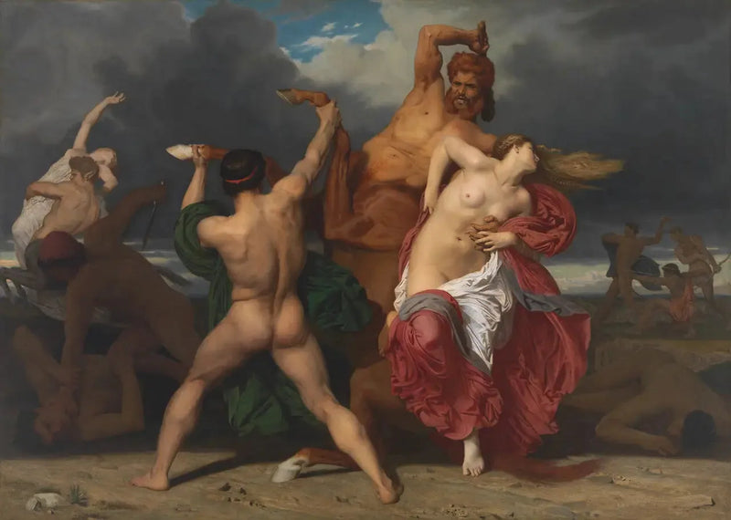 Kentaur Savaşı Lapithler'e Karşı - Bouguereau
