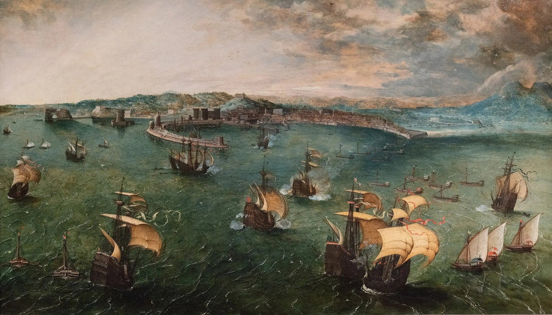 Napoli Körfezi'nde Deniz Savaşı - Pieter Brueghel the Elder