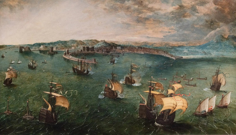 Napoli Körfezi'nde Deniz Savaşı - Pieter Brueghel the Elder