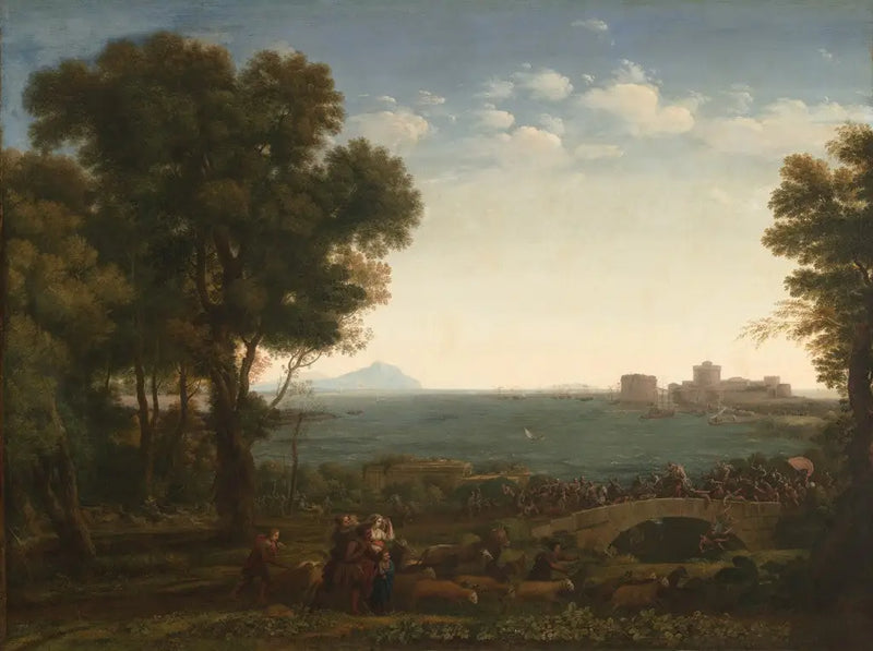 Köprü Üzerinde Savaş - Claude Lorrain