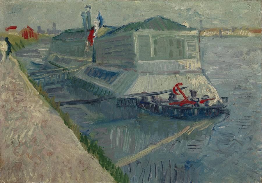 Seine Nehri'nde Asnières'deki Çamaşırhane Botu - Vincent van Gogh