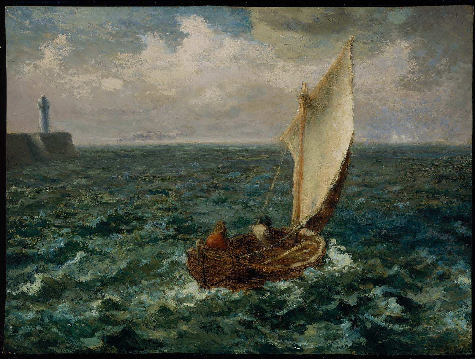 Bateau de pêche - Jean-François Millet