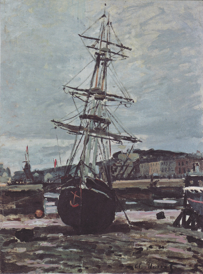 Fécamp W118'de mahsur kalan tekne - Claude Monet