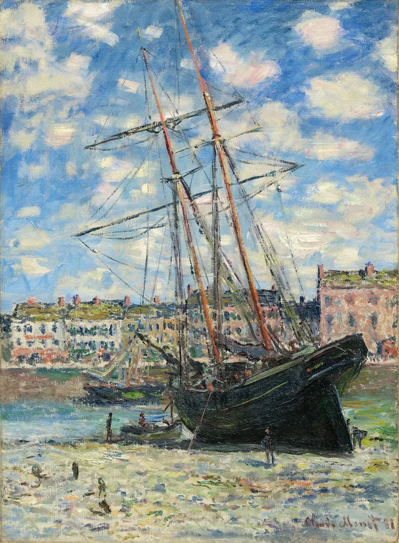 W644 gelgitinde mahsur kalan tekne - Claude Monet