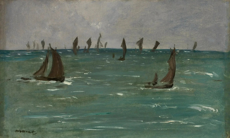 Berck-sur-Mer'de Botlar - Édouard Manet