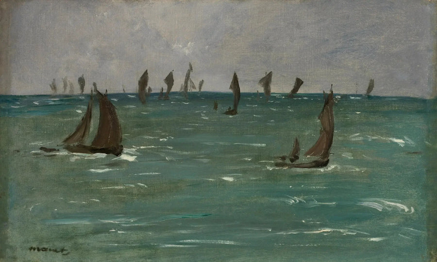 Berck-sur-Mer'de Botlar - Édouard Manet