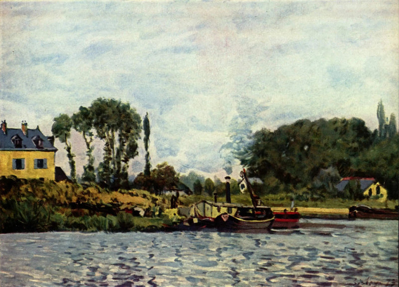 Bougival'deki Kilitli Botlar - Alfred Sisley