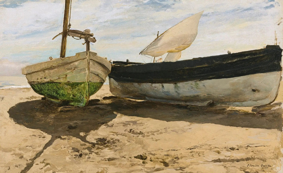 Plajda Balıkçı Botları, Valencia - Joaquín Sorolla