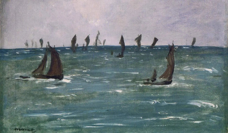 Deniz Üzerinde Botlar, Gaskonya Körfezi - Édouard Manet