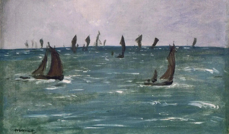 Deniz Üzerinde Botlar, Gaskonya Körfezi - Édouard Manet