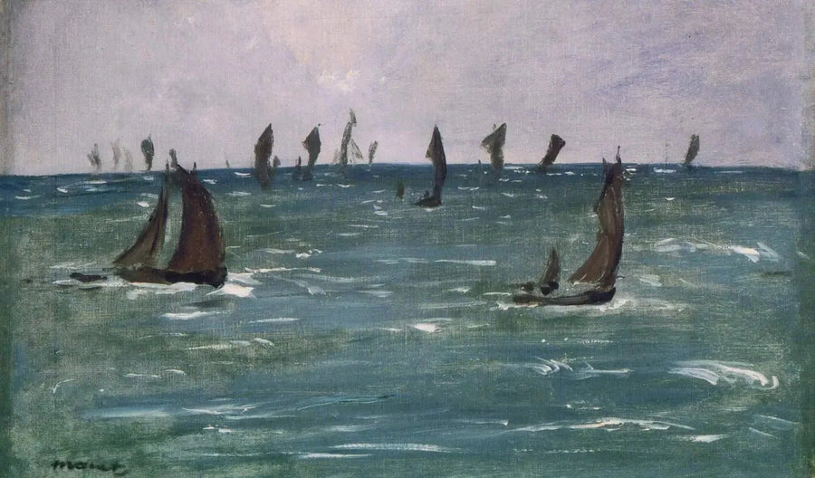 Deniz Üzerinde Botlar, Gaskonya Körfezi - Édouard Manet