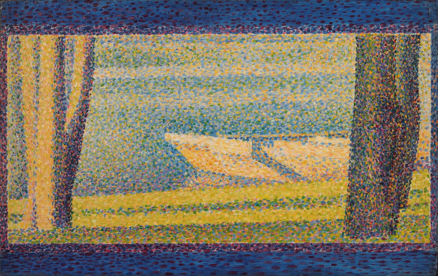 Bağlanmış Botlar ve Ağaçlar - Georges Seurat