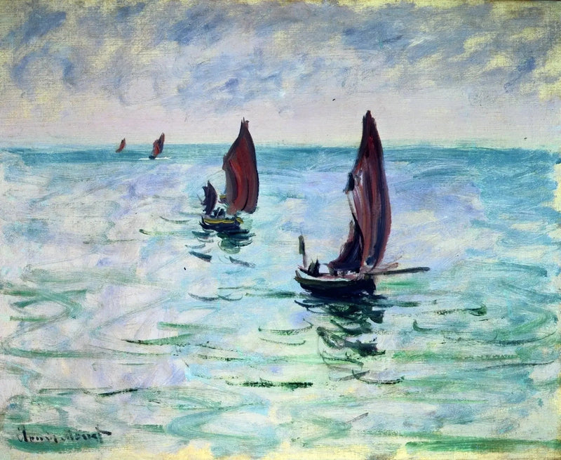 Balıkçı tekneleri W1026 - Claude Monet