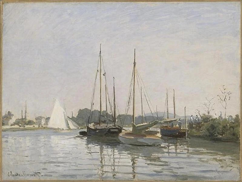 Eğlence tekneleri W229 - Claude Monet