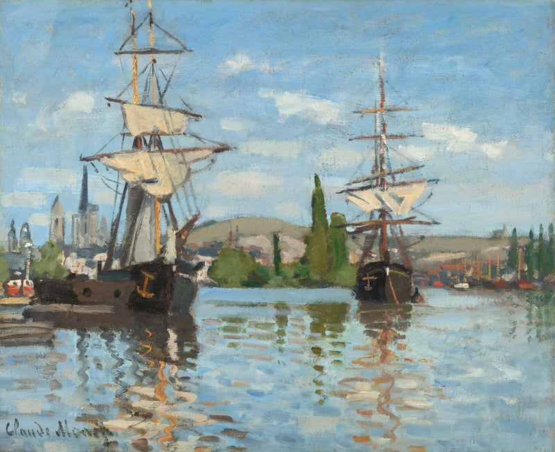 Rouen W210'da Seine Nehri'nde gönderilir - Claude Monet