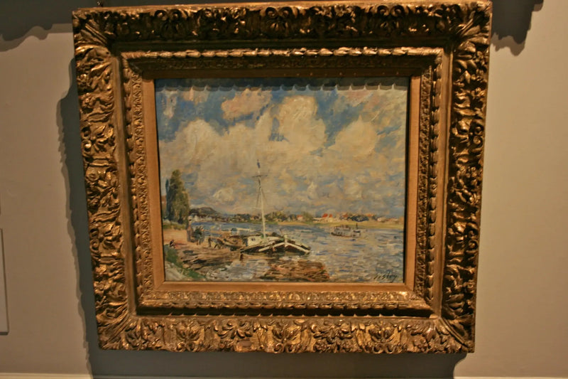 Seine'de Botlar - Alfred Sisley