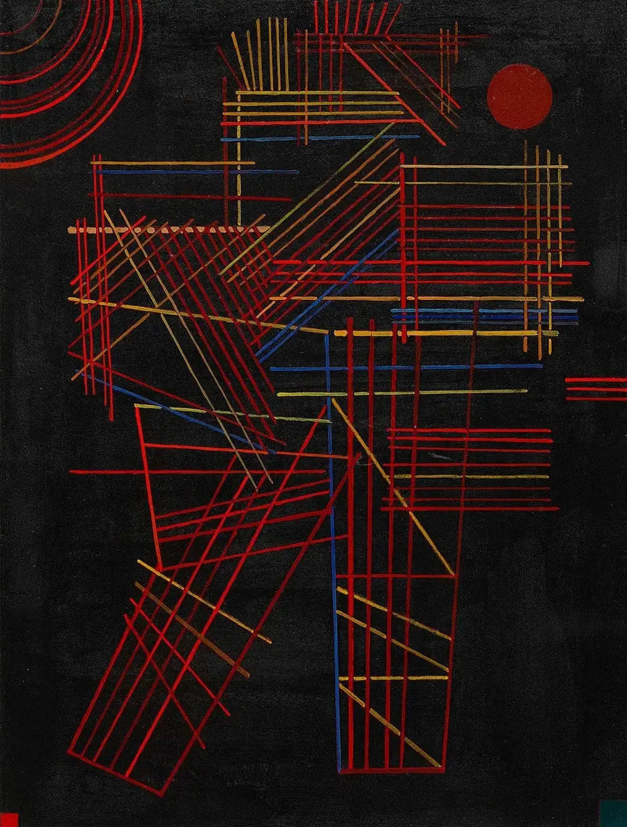 Renkli Çubuklar - Vassily Kandinsky