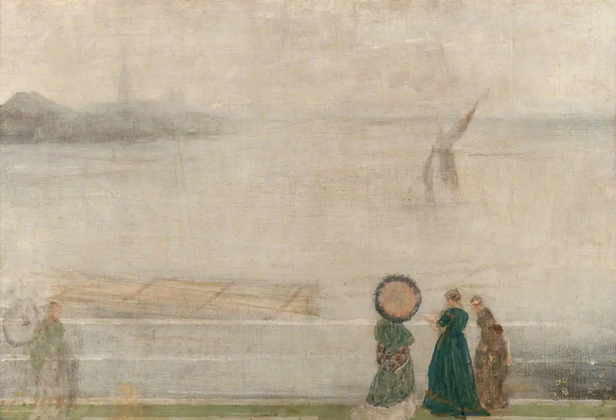 Battersea Reach depuis Lindsey Houses - James Abbott McNeill Whistler image 1 tableau peint à l’huile sur toile