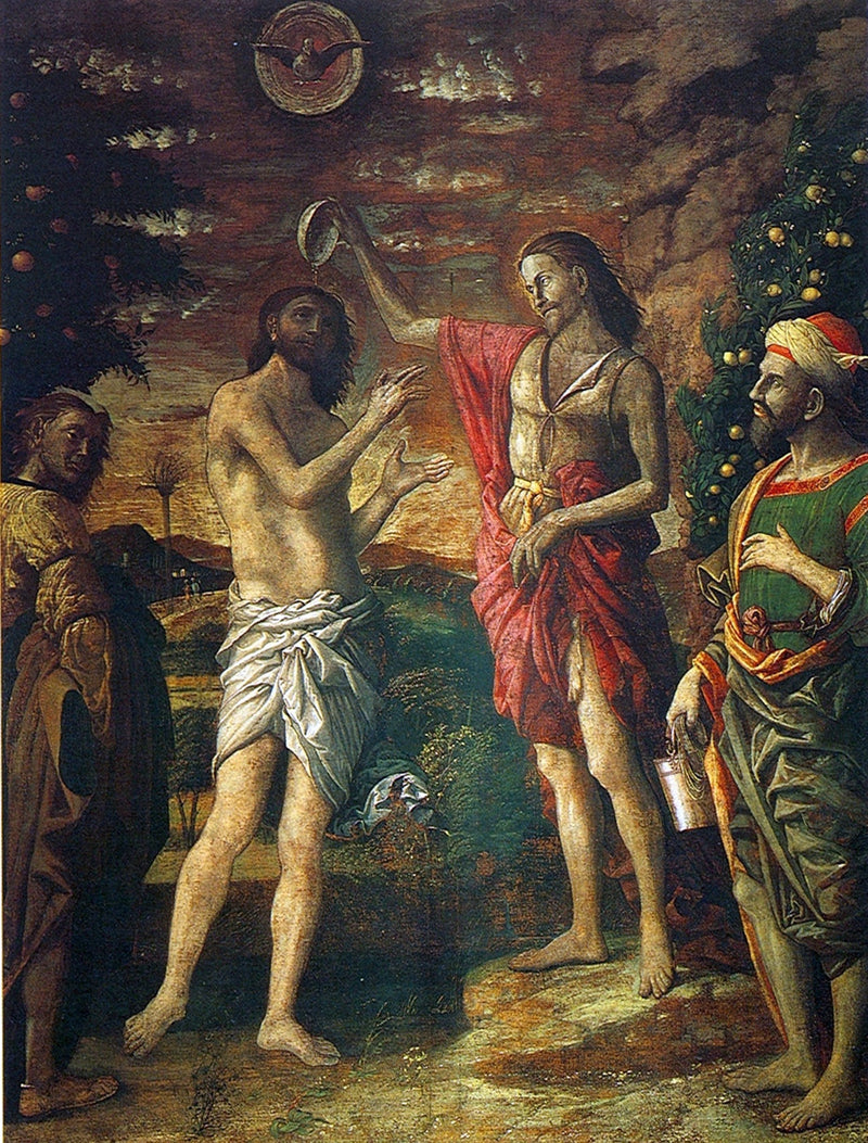 İsa'nın Vaftizi - Andrea Mantegna