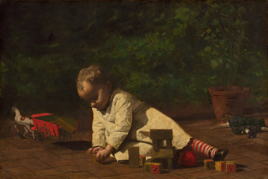 Oynayan Bebek - Thomas Eakins