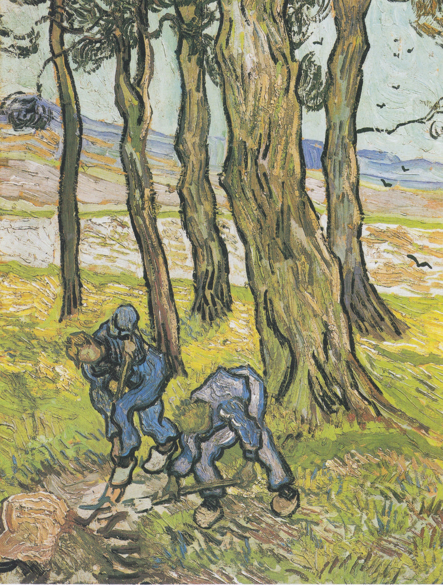Ağaçlar Arasında İki Çiçekçi / Çiçekçiler - Vincent van Gogh