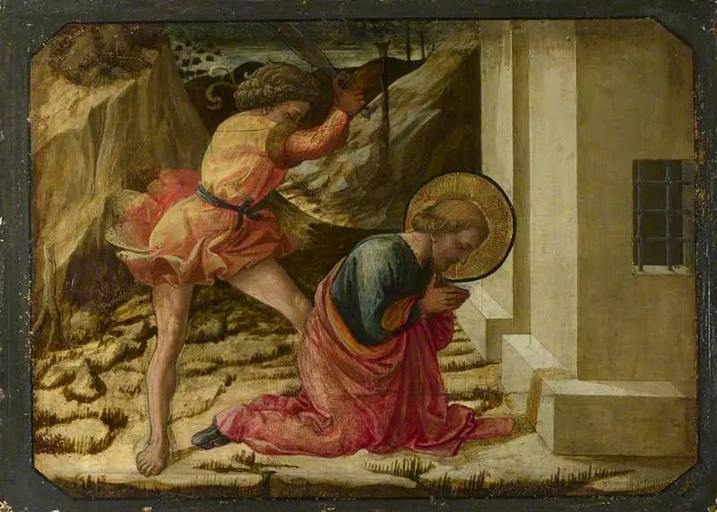 Aziz Yakup Büyük'ün Başının Kesilmesi: Predella Paneli - Fra Filippo Lippi
