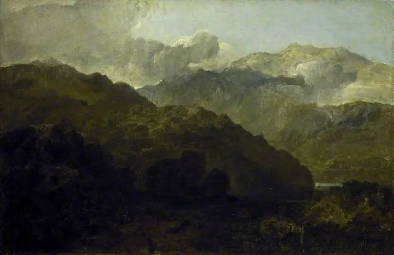 Ben Lomond Dağları, İskoçya: Seyyah - Vide Ossian'ın Caros Savaşı - J. M. W. Turner