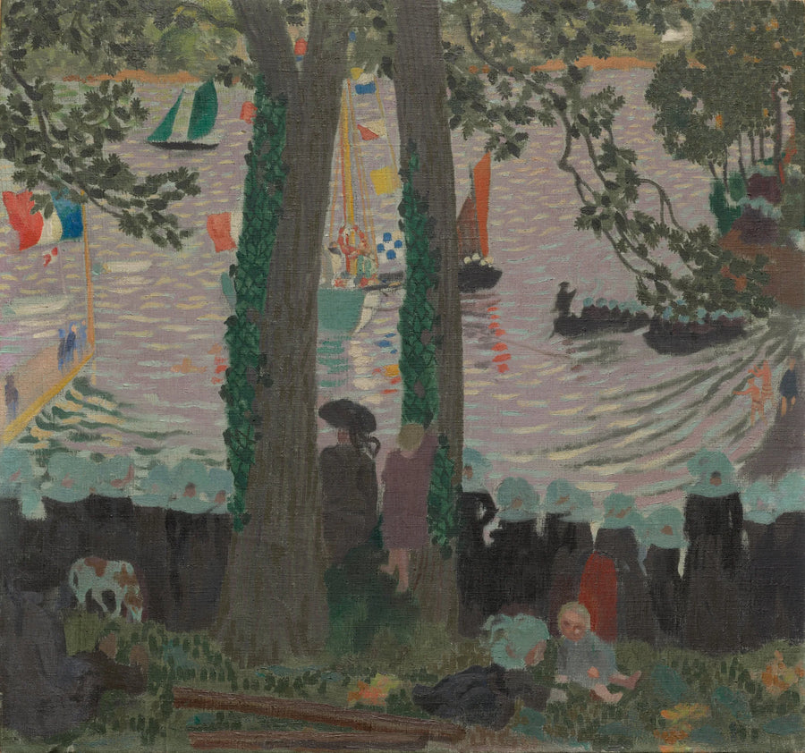 Belon Nehri Üzerinde Bir Yatın Kutsaması - Maurice Denis