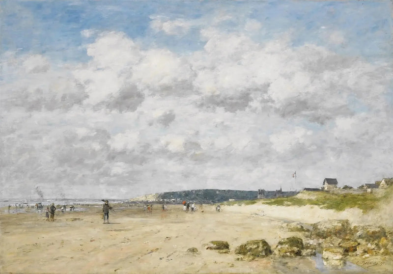 Bénerville, plajı - Eugène Boudin