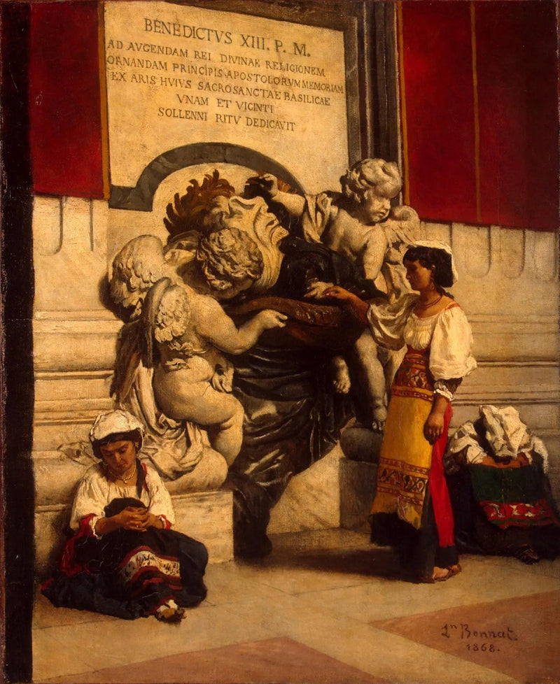 Roma Aziz Petrus Bazilikası Bénitier - Léon Bonnat