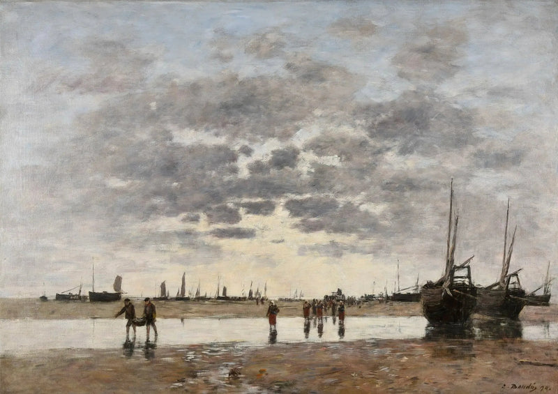 Berck: Kayıkların Dönüşü - Eugène Boudin