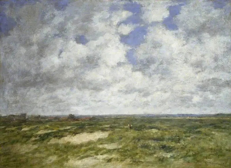 Berck, bulutlu manzara - Eugène Boudin