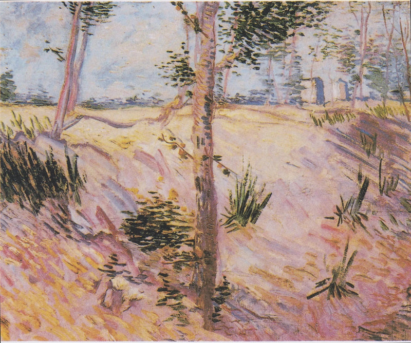 Eğimde Ağaçlar - Vincent van Gogh