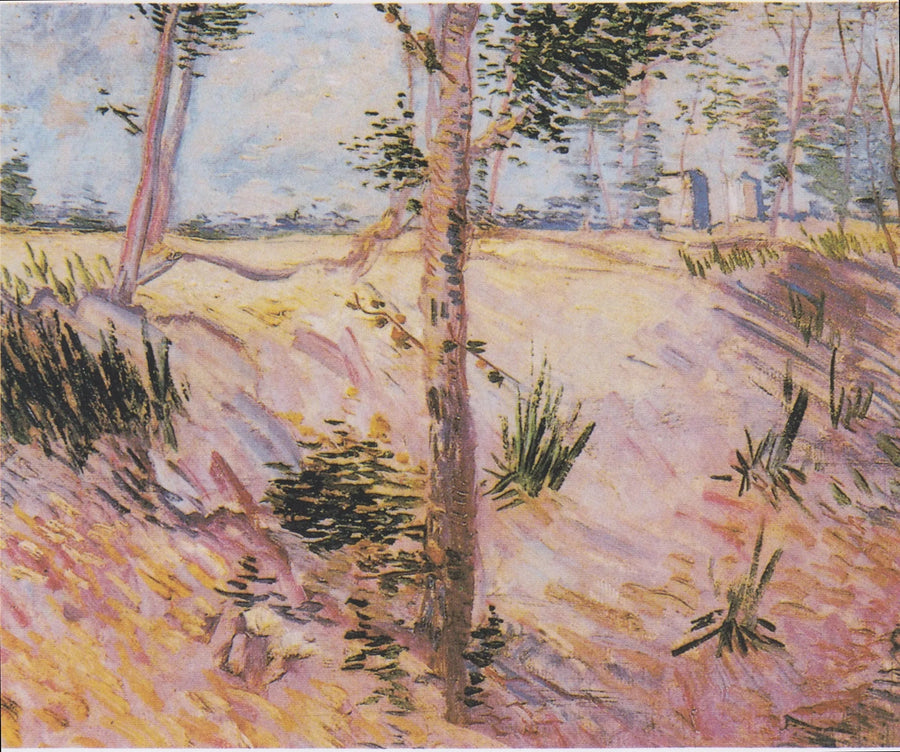 Eğimde Ağaçlar - Vincent van Gogh