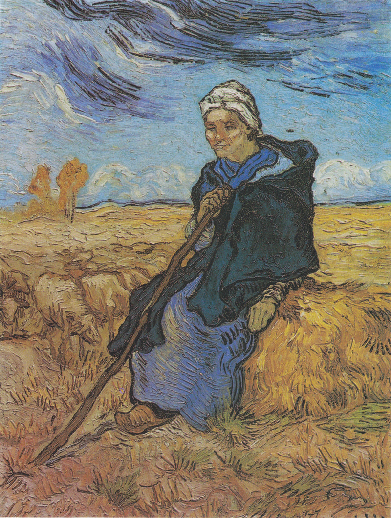 Çoban Kadın, La (Millet'e göre) - Vincent van Gogh