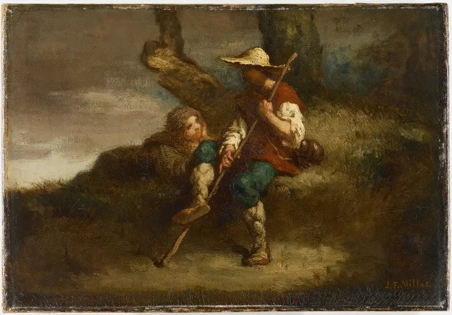 Dinlenmiş Çobanlar - Jean-François Millet