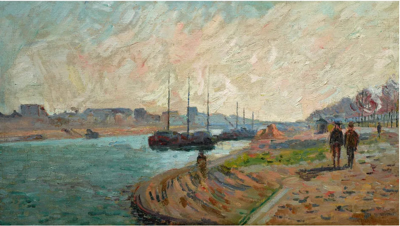 Paris'teki Seine Köprüsü - Armand Guillaumin