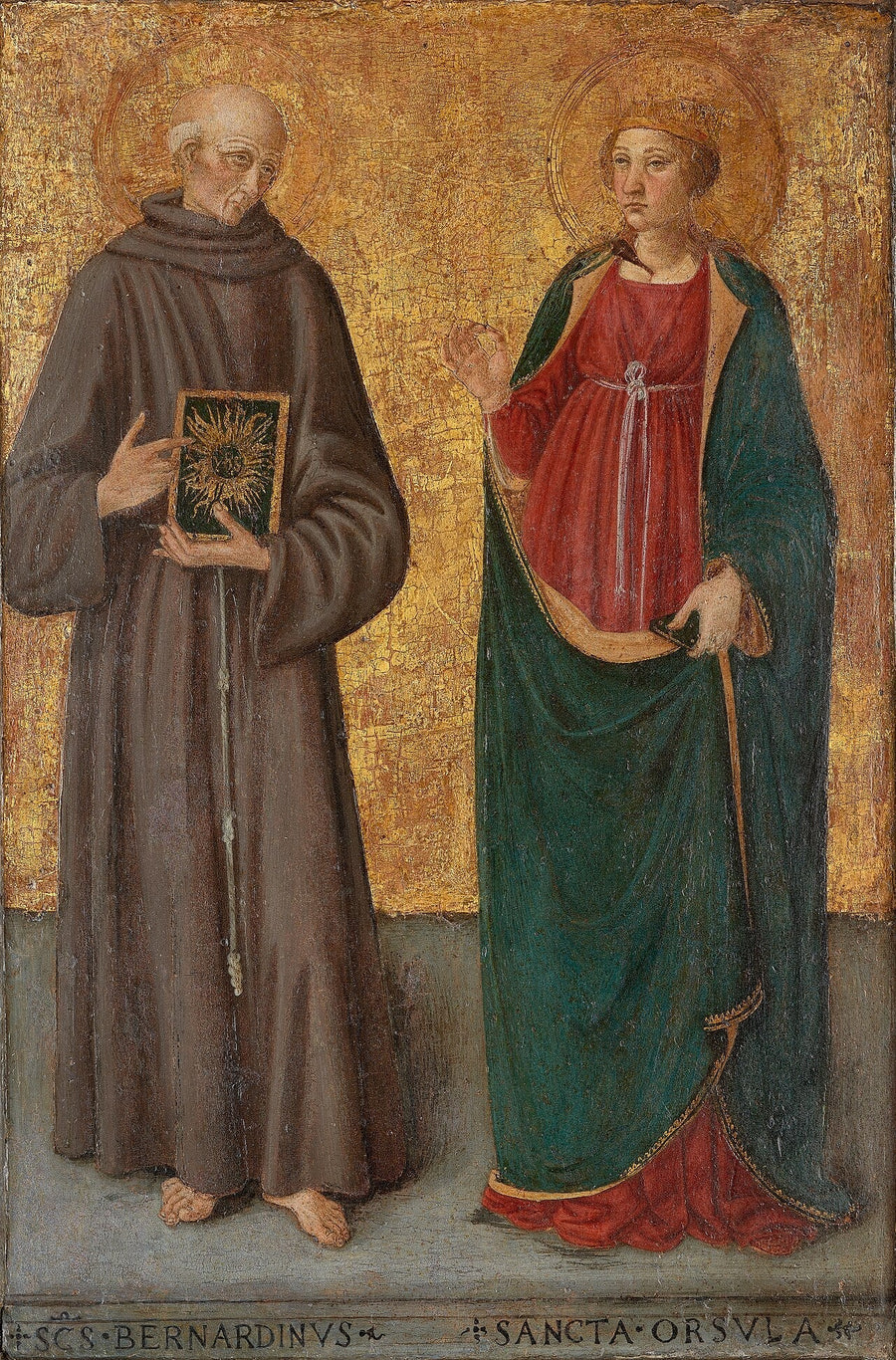 Bernardin de Sienne ve Aziz Ursula - Cosimo Rosselli