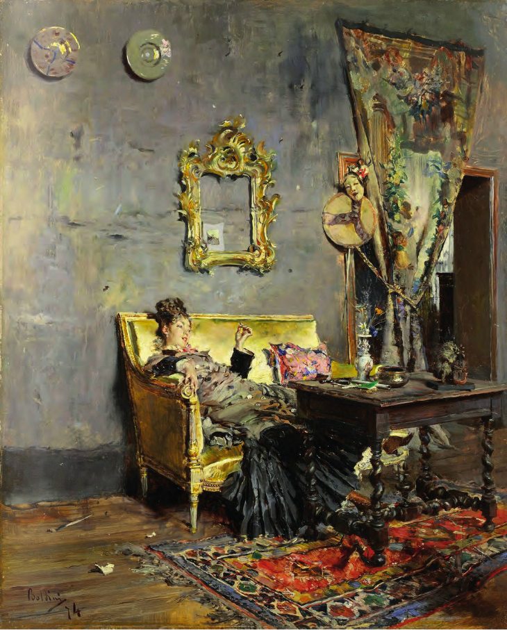 Berthe fume - Giovanni Boldini